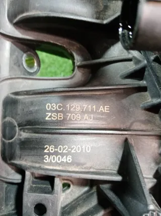 03C129709BA Коллектор впускной Volkswagen Golf 6 Арт 2-572522, вид 9