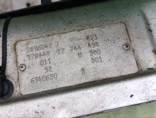 A1706200572 Передняя панель крепления облицовки (телевизор) Mercedes SLK r170 Арт 2-919466, вид 8
