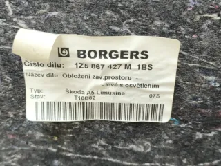 1z5867428r Обшивка багажника Skoda Octavia A5 Арт 2-938449, вид 6