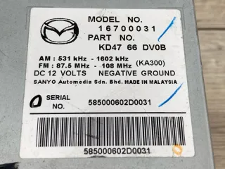 KD4766DV0B Магнитола Mazda CX-5 1 Арт 2-962298, вид 6