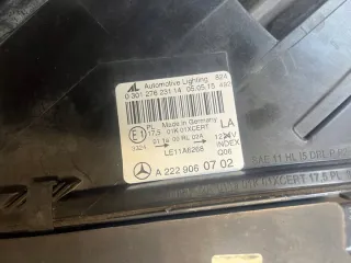 03012762314 Фара левая Mercedes S W222 Арт e12783319, вид 8