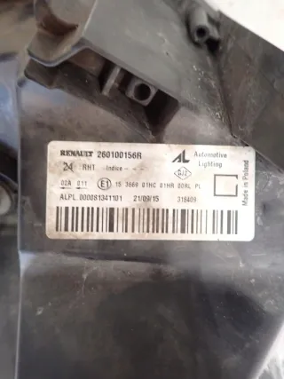 260100156 Фара правая Dacia Duster 1 Арт e12781323, вид 4