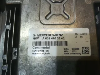 A0024463340 Блок управления двигателем Mercedes A W169 Арт e12764374, вид 2