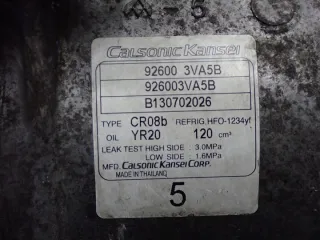 92600-3VA5B 926003VA5B Компрессор кондиционера Nissan Note E12 Арт e12758475, вид 5