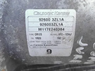 926003ZL1A Компрессор кондиционера Nissan Juke 1 Арт e12758415, вид 3