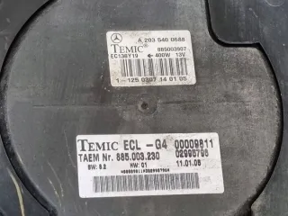 A2035001593 Вентилятор радиатора Mercedes C W203 Арт e12755847, вид 5