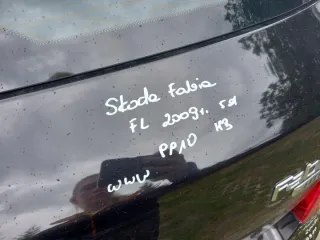  Крышка багажника (дверь 3-5) Skoda Fabia 2 Арт e12739632, вид 4