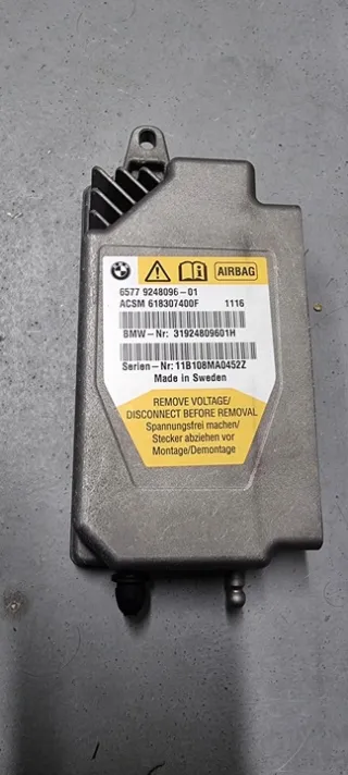 9248096 Блок AirBag BMW 5 F10/F11/GT F07 Арт e12734187, вид 1