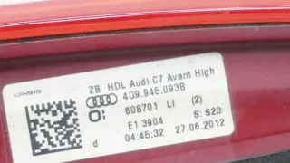 4G9945093B Фонарь задний левый Audi A6 C7 (S6,RS6) Арт e12733526, вид 4