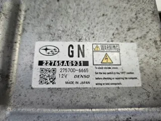 22765AG931 Блок управления двигателем Subaru Outback 5 Арт e12730524, вид 2
