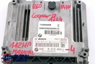 8519663 Блок управления двигателем MINI Cooper R56 Арт e12728927, вид 3