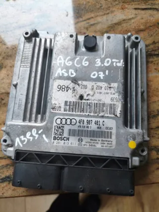 4F0907401C 0281013611 Блок управления двигателем Audi A6 C6 (S6,RS6) Арт e12726716, вид 1