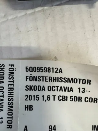 5Q0959812A Моторчик стеклоподъемника Skoda Superb 3 Арт e12715158, вид 3
