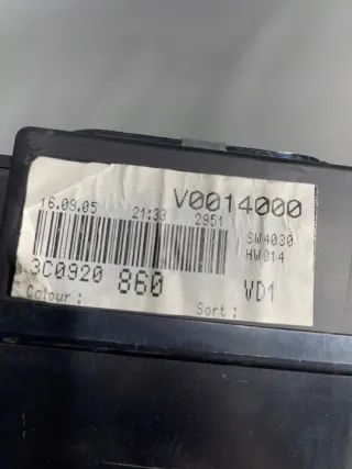 3C0920860R Щиток приборов (приборная панель) Volkswagen Passat B6 Арт e12704353, вид 5
