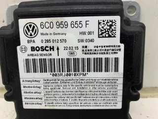 6C0959655F Блок AirBag Skoda Fabia 3 Арт e12700904, вид 2