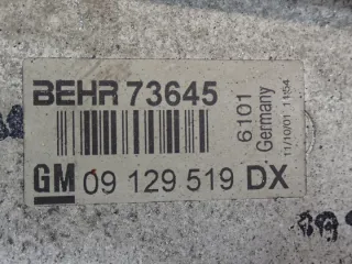 09129519DX Интеркулер Opel Astra G Арт e12700702, вид 4