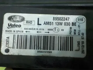 AM5113W030BE 16AB115 Фара левая Ford C-max 2 Арт e12698339, вид 3