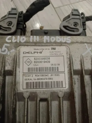 8200399038 8200619409 Блок управления двигателем Renault Clio 3 Арт e12693638, вид 2