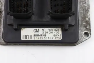 90569370 Блок управления двигателем Opel Vectra B Арт e12693232, вид 4
