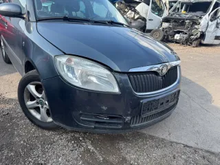 2007-2010 Передняя часть (ноускат) в сборе Skoda Fabia 2 Арт e12367985, вид 3