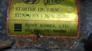 361002G000,8000285 Стартер Kia Cerato 2 Арт 9508024, вид 2