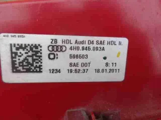 4H0945093A Фонарь крышки левый Audi A8 D4 (S8) Арт 00037576, вид 4