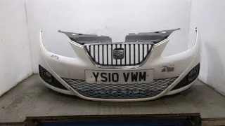 6J0807217H Бампер передний белый Seat Ibiza 4 Арт 20054687, вид 1