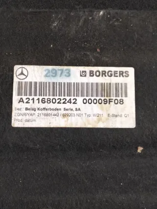 A2116802242 Пол багажника Mercedes E W211 Арт 2-489766, вид 3