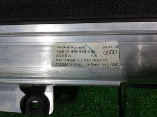 4H0861333 Шторка стекла окна двери Audi A8 D4 (S8) Арт 2-968123, вид 5